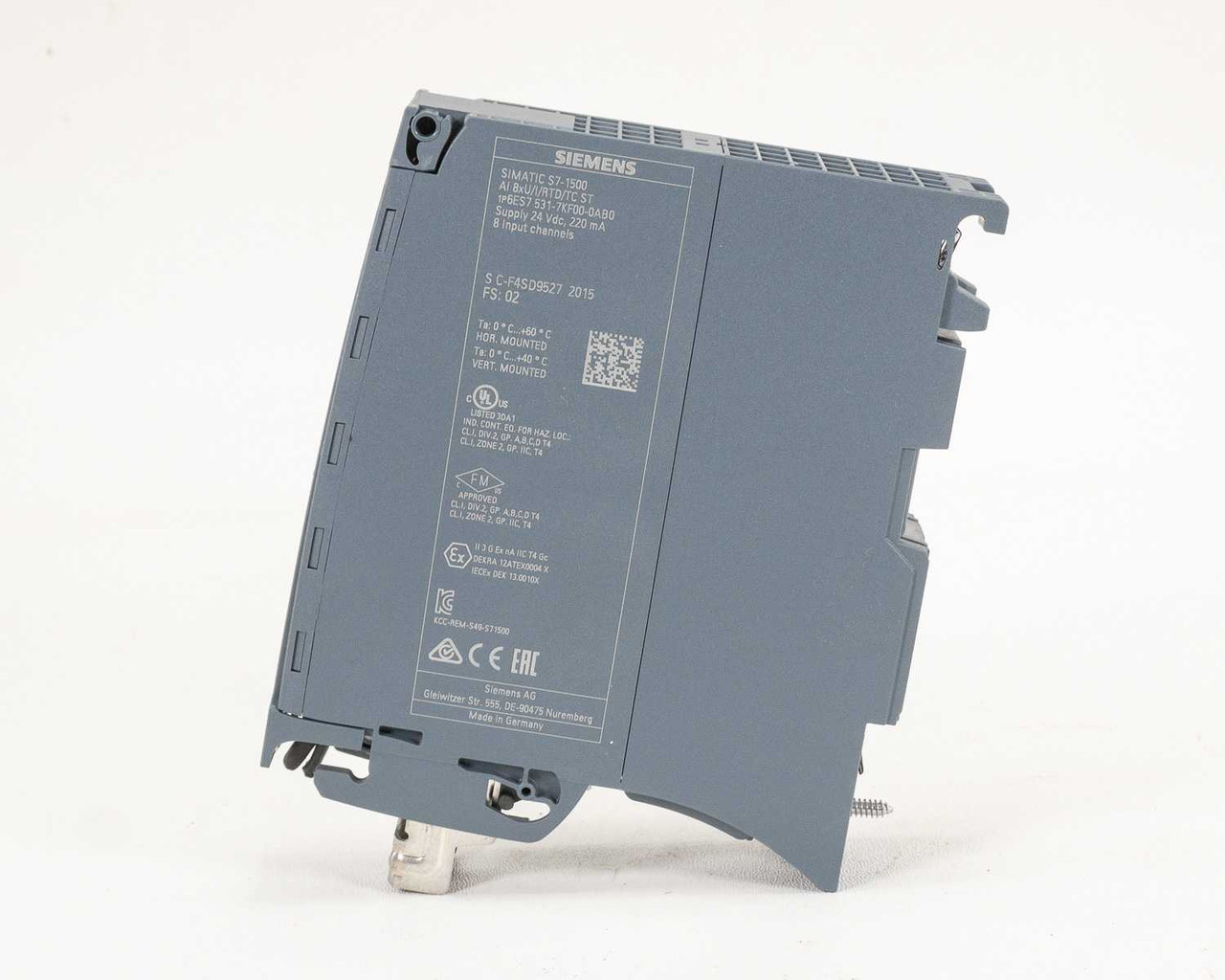 Siemens 6ES7531-7KF00-0AB0 S7-1500 Analog Input Module AI 8xU/I