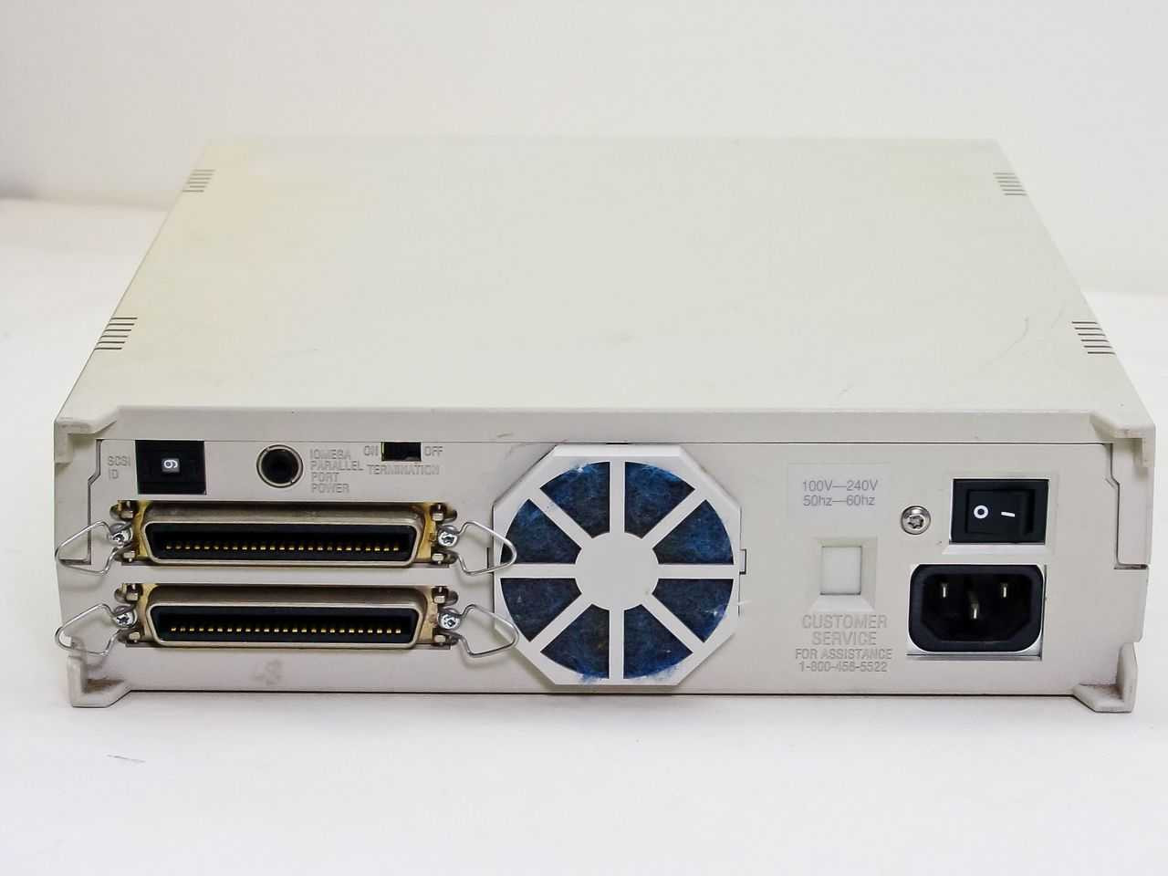 Scsi Optical Drive iomega B190T Bernoulli Transportable 90 External SCSI Optical Drive - As Is