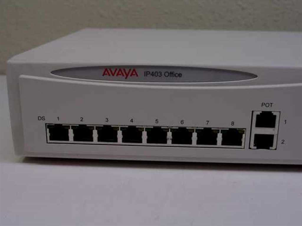 Avaya IP403 Office ID 700210610 Rack Mount - AS IS
