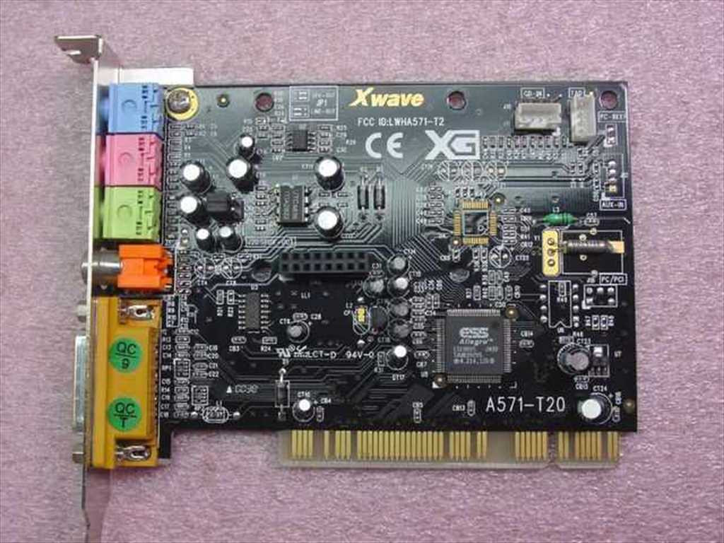 ESS PCI Sound Card Xwave (A571-T20)