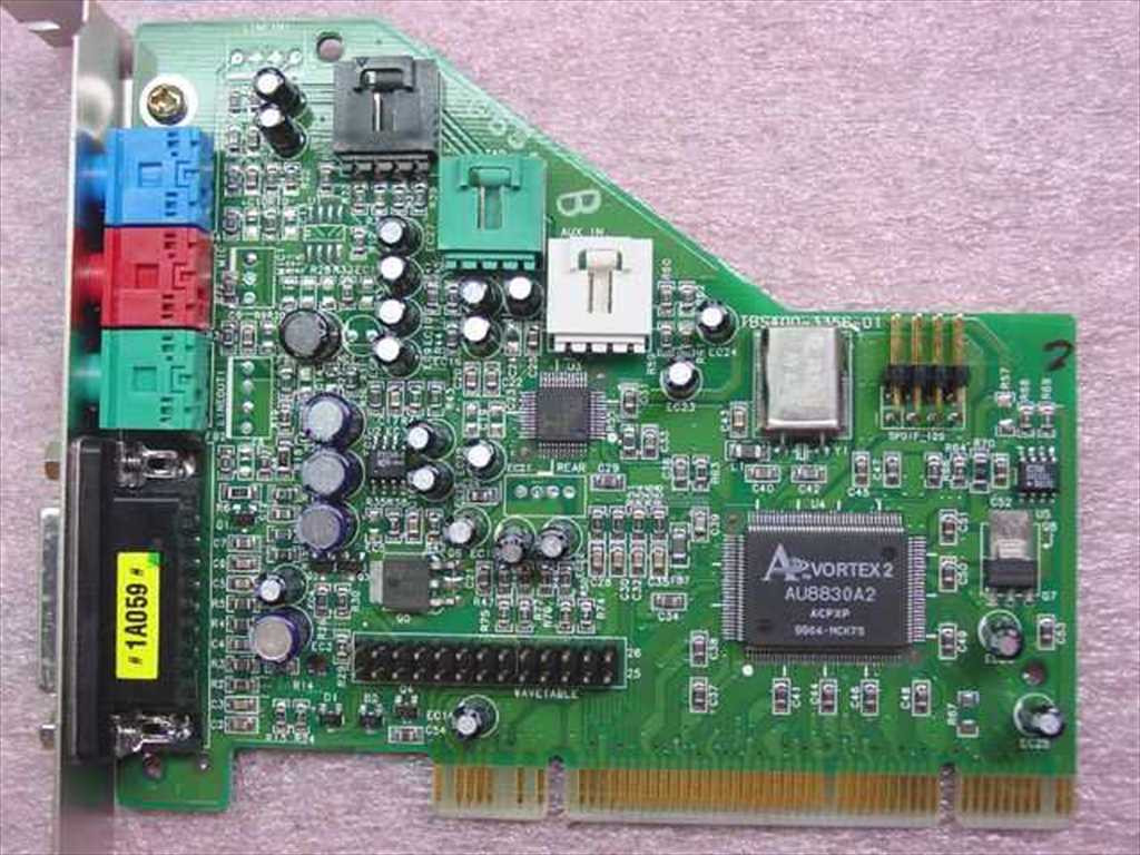 Turtle Beach Aureal Vortex2 AU8830A2 A3D PCI Sound Card
