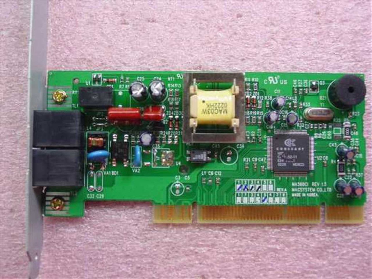 Macsystem, Inc. MA560CI Conexant 56K PCI Fax Modem Card