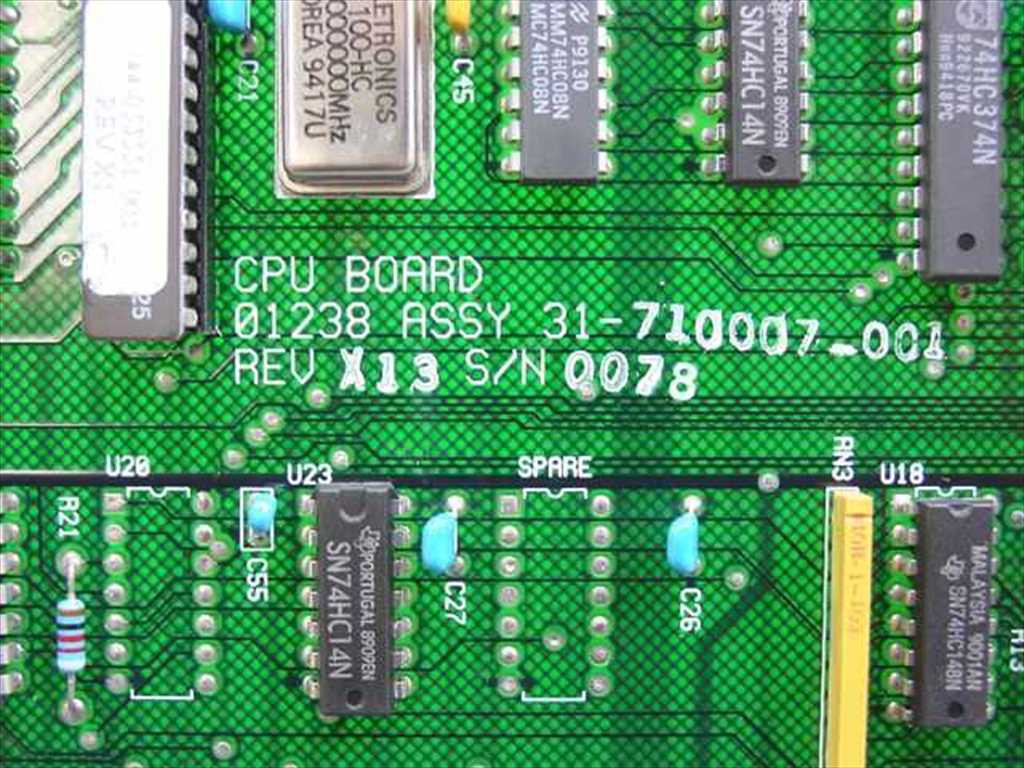 Yamaha 31-710007-001 CPU Board Rev X13 with Yamaha Chip V6366C-J