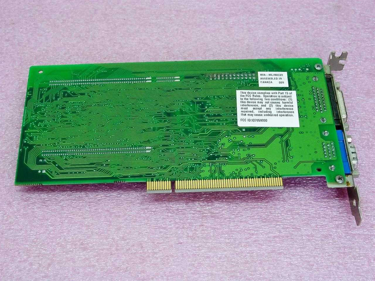 Matrox Millennium II For Mac PCI Video Card (MGA-MIL/MAC8N)