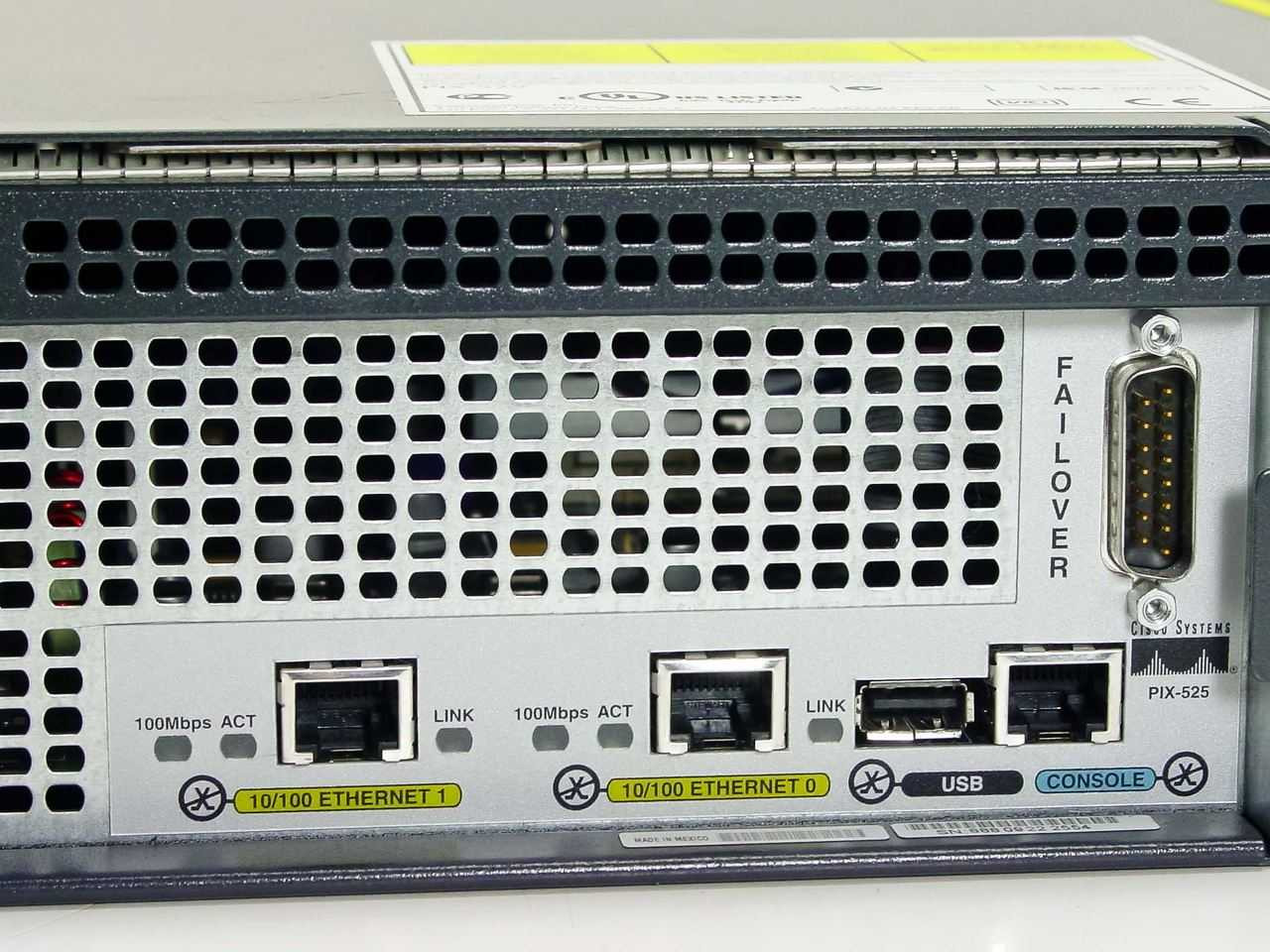Cisco PIX-525 Security Appliance with VPN and Fiber Network Cards
