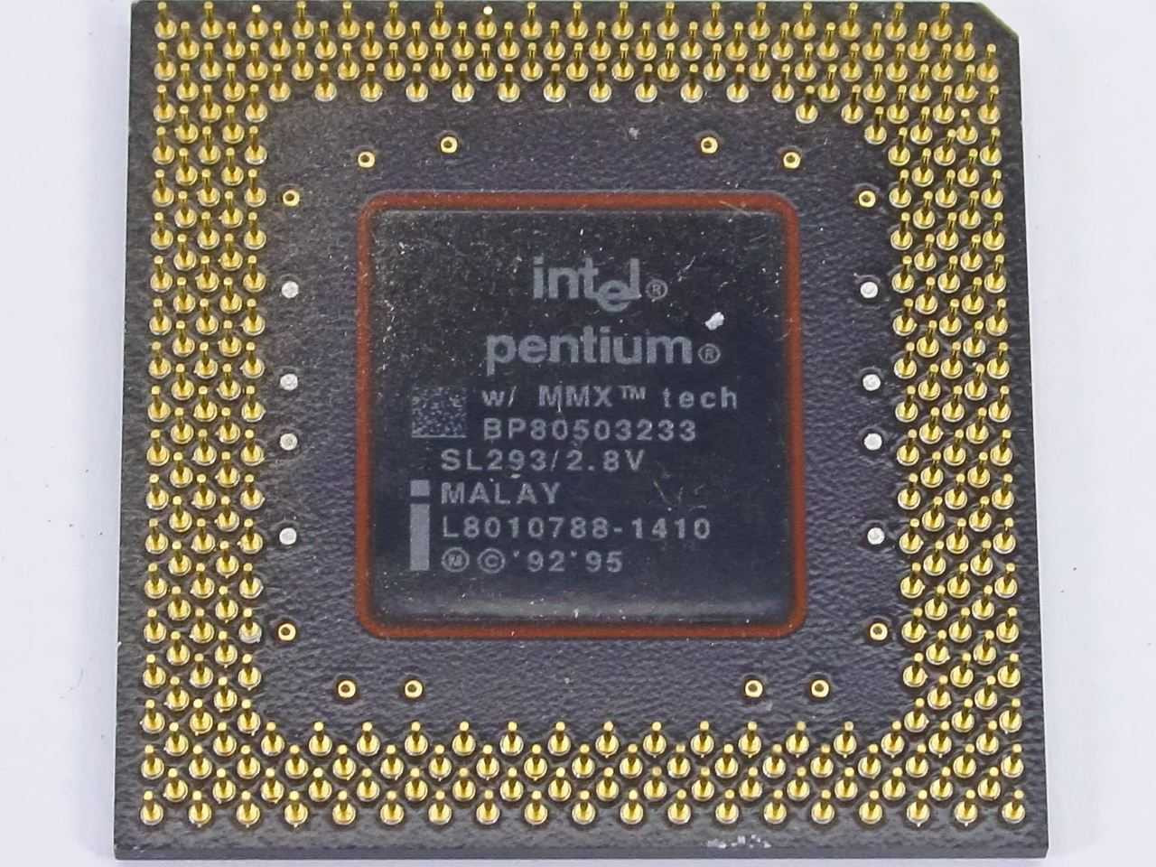 Intel Pentium MMX 233 MHz BP80503233 (SL293)