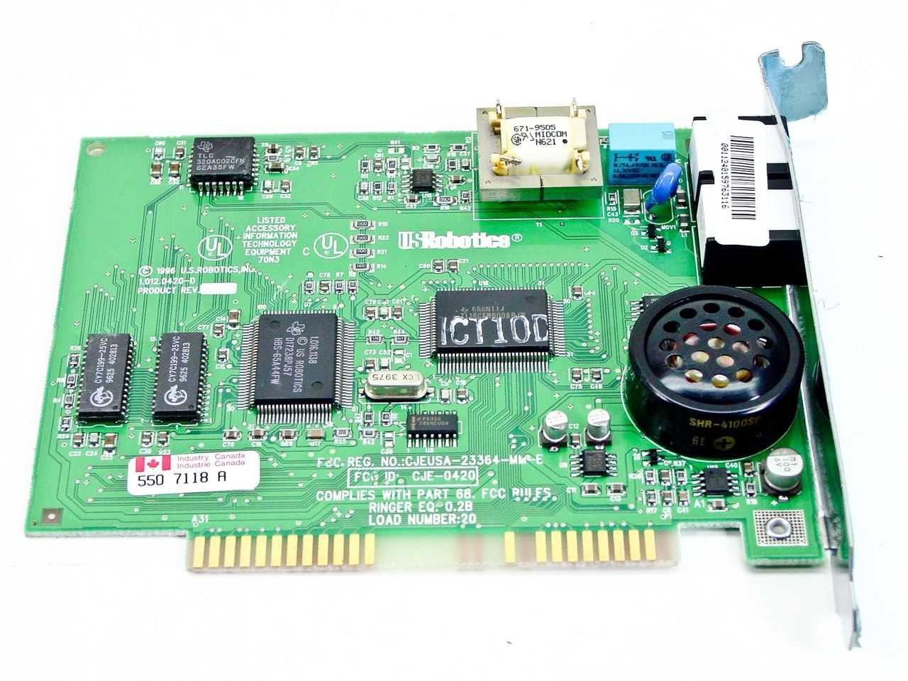 US Robotics 00112401 28.8K Sportster Internal Win Modem Sportster #1. ...