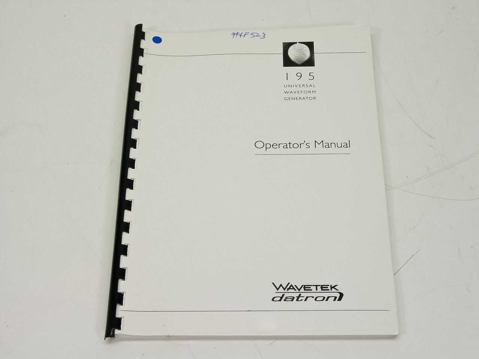 Wavetek 195 Universal Waveform Generator Operators Manual 4571