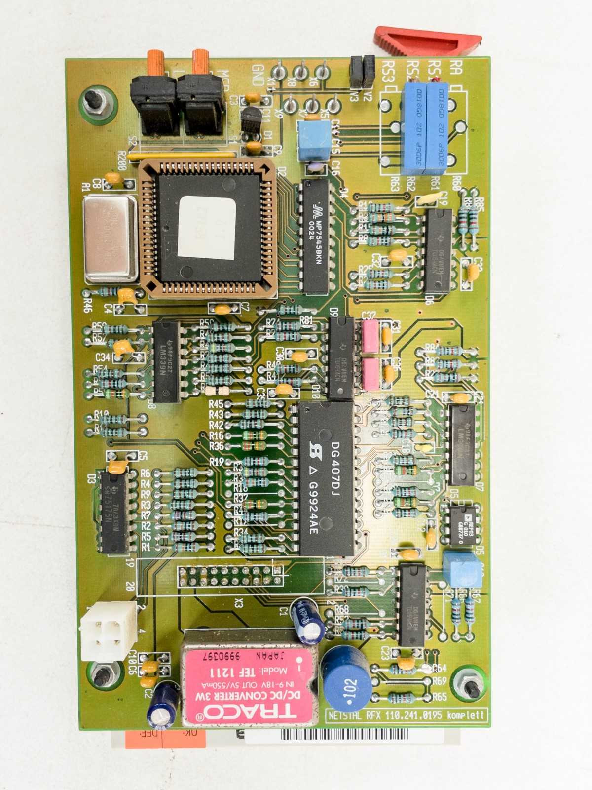 Netstal 110.241.0195 RFX Komplett Board with 110.240.9936 RFD Card