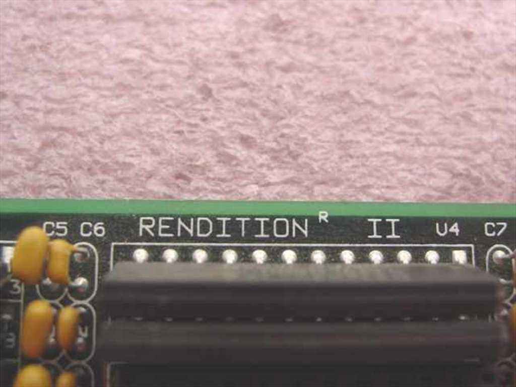 Renaissance Graphics Graphics Card (Rendition II)