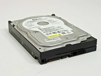Western Digital WD800JD WD Caviar SE 80GB SATA HDD – top view showing rear SATA and power connectors