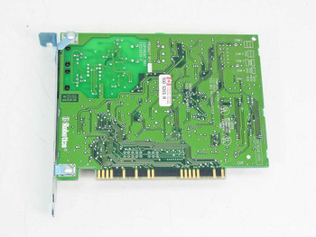 US Robotics Sportster 00084001 ISA faxmodem – PCB rear/solder side with US Robotics silkscreen label visible
