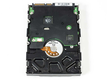 Samsung HD160JJ/P hard drive — bottom PCB view showing controller board and Nidec spindle motor