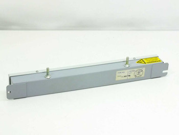 Olson 3908 Data Protector Mains RF Filter rear/bottom view showing gray aluminum housing and warning label