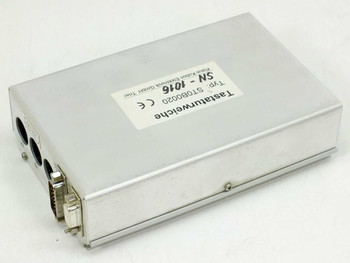 Klaus Kubon ST0B0020 Tastaturweiche — rear/bottom view showing label and two circular DIN connectors on side