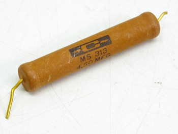 Caddock MS313 4.5 MEG Type MS Power Film Resistor – front label view showing model and resistance marking