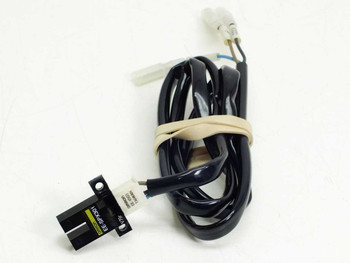 Omron EE-SPX301 slot-type photomicrosensor with full pre-wired cable and connector — overall view