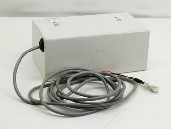 Hengstler 891321 counter panel enclosure rear and side view with attached wiring harness coiled