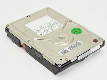 IBM DAQA-32160 2.1GB IDE hard drive – angled top view showing label and barcode sticker