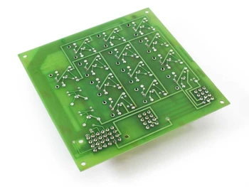 Drytek Solid State Driver Board 2800072 — solder side view showing clean PCB traces and four corner mounting holes