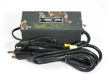 Ultra-Violet Products SCT-1 UV pencil lamp power supply – top and front view showing rating plate and output cord with yellow connector cap