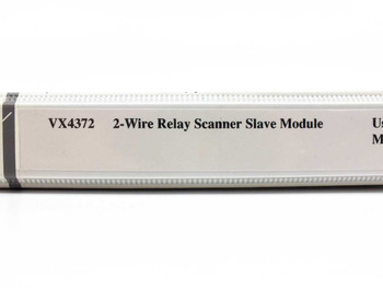 Tektronix VX4372 2-Wire Relay Scanner Slave Module Operating Manual – spine label reading VX4372 2-Wire Relay Scanner Slave Module