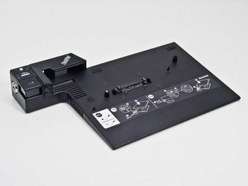 Lenovo ThinkPad 42W4638 Type 2504 Mini Dock port replicator – angled top view showing ThinkPad logo and docking platform