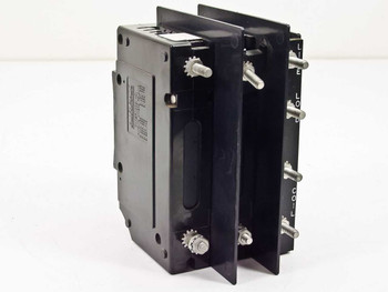 Airpax 55-700048 circuit breaker side view showing screw terminals and internal components