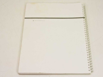 Tektronix 071-0630-01 Technical Reference — back cover view showing spiral binding and white rear cover