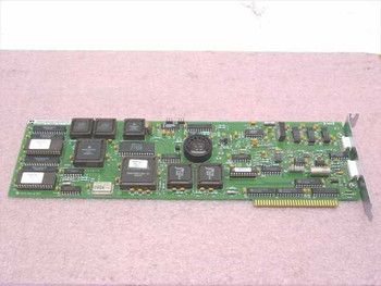 Ventritex 2000828 8-Bit ISA Long Card – top-down view showing full PCB with multiple ICs and chip population