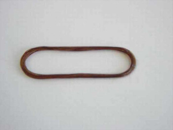 Ethicon S-114 Chromic Gut Suture Size 0 – suture strand removed from packet showing brown chromic gut material
