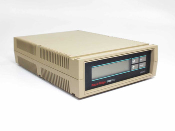 Racal-Milgo CMS DSU 556RD Digital Service Unit – front right three-quarter view showing LCD display panel and beige desktop enclosure
