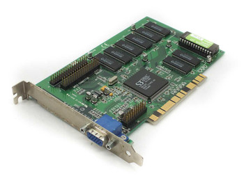 Diamond Stealth 3D 2000 S3 Virge 86C325 PCI video card — angled front view showing PCB, VGA port, and PCI edge connector