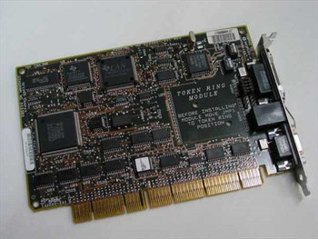 Compaq 142222-001 NetFlex-2 Token Ring Controller Card – top side showing PCB components and Token Ring Module label