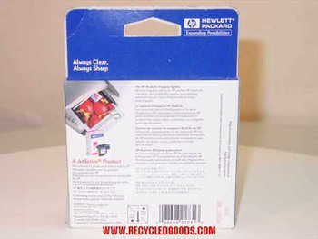 HP C4802A HP 10 Magenta Printhead — back of retail box showing JetSeries branding, multilingual text, and barcode
