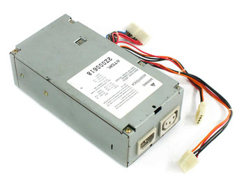 Apple TDK MSE103 614-0022 86W Power Mac power supply — bottom/rear view showing IEC-style AC receptacles and serial label