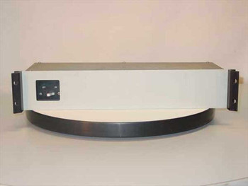 MTS 413.05 Console Power Unit – front panel view showing Console Power OFF/ON toggle switch recess and overall enclosure