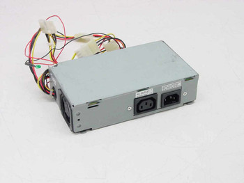 Intel 350201-001 Delta SMP-63AB 67W industrial power supply – rear panel showing IEC AC inlet and AC outlet connectors