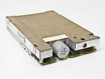 Newtronics D359T2 floppy drive – angled top-rear view showing spindle motor labeled 18F4ND 1530D and 34-pin connector