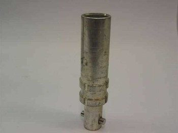 Meltric 4-0901-K WS Welding Connector – silver aluminum female connector body, side view showing locking collar and clamp