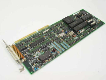 DTC 5280CZ 16-bit ISA MFM hard drive controller card – top component side view showing full PCB layout and DB37 bracket