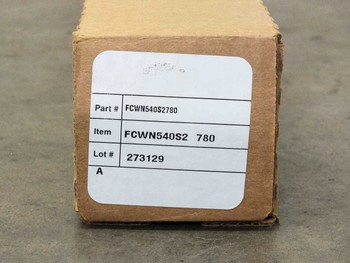 High Purity FCWN540S2780 box label showing part number FCWN540S2780, item FCWN540S2 780, and lot number 273129