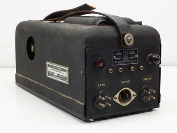 Brush Development BL-202 oscillograph – right-side and rear panel view showing J3711, J3712, J3713 connectors and controls