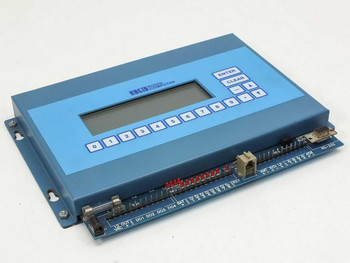 Rugid Computer RUG7C Industrial Interface Control Panel — front view showing LCD display, numeric keypad, and I/O terminal strip along bottom edge