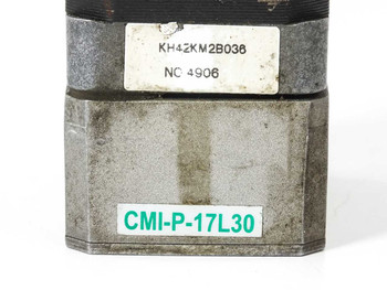 Cool Muscle CM1-P-17L30 servo motor – side label showing model number CMI-P-17L30 and secondary code KH4ZKM2B036 with NC 4906 marking