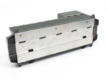ICP DAS XP-8741 XP-8000 embedded industrial PC — top and rear view showing vented aluminum chassis and module slot covers
