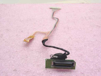 Toshiba DC025034200 14-inch LCD harness full assembly with flat flex cables and board connector – top view