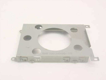 Toshiba AMF1007H000-00 Satellite 1105 1115 hard drive caddy — top view showing stamped metal frame and mounting holes