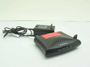 SpeedStream 5100 ADSL Modem 060-E141-A02 – front panel view showing Power, Ethernet, DSL, and Activity indicator lights with included AC adapter