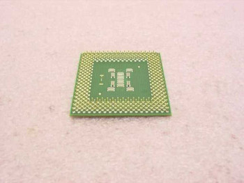 Intel Pentium III SL45Z FC-PGA Socket 370 CPU — bottom pin array view showing 370-pin grid